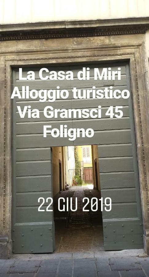 La Casa Di Miri Vicino Caserma Gonzaga Foligno Exterior foto